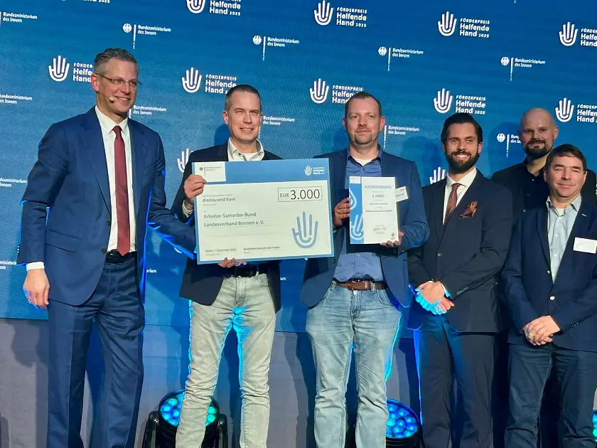 Impressionen der Preisverleihung. 