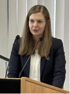 Die Preisträgerin Vivien Behrmann